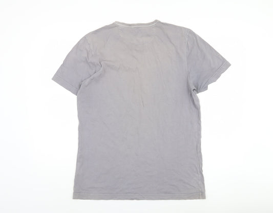 Henri Lloyd Men's Grey Crew Neck T-Shirt - Size L