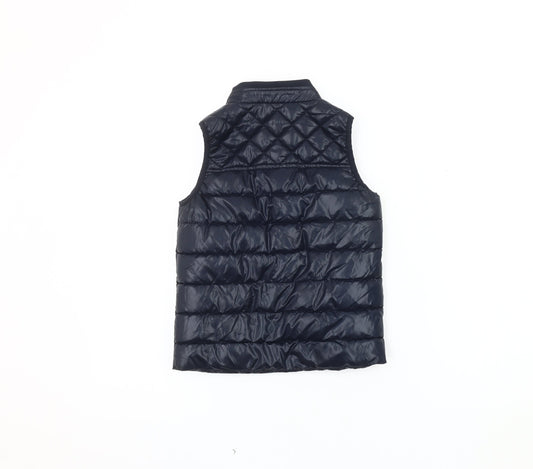 Next Boys Blue Puffer Jacket 4-5 Years - Quilted Sleeveless