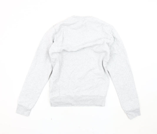 Reebok Men's Grey XS Pullover Sweatshirt Logo