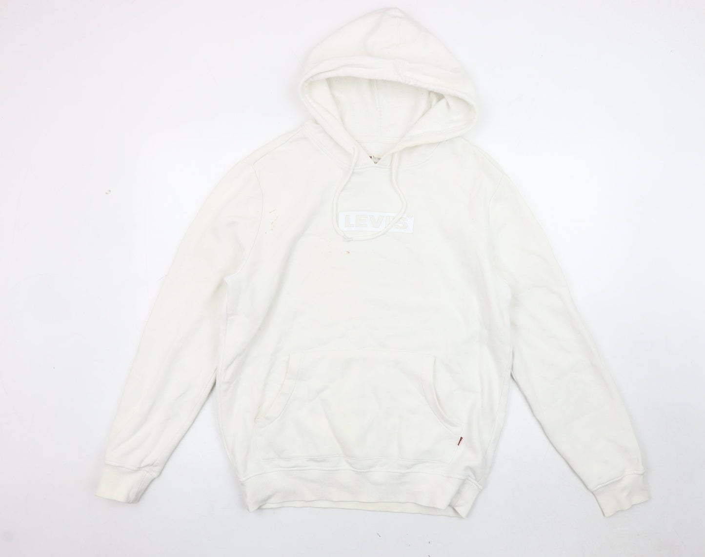 Levi's Men's White Pullover Hoodie S