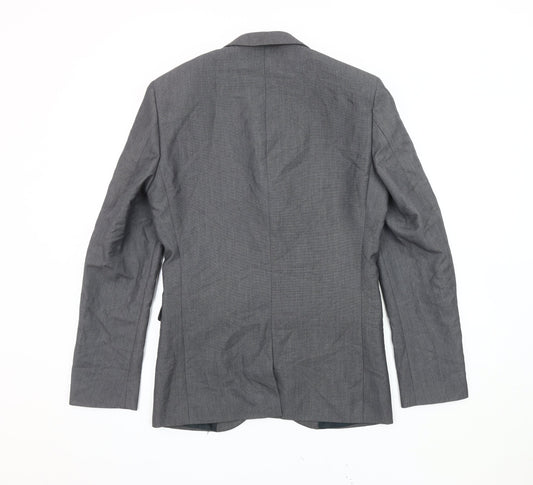 Next Men's Grey Blazer 36R Regular Fit Jacket
