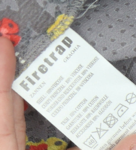 Firetrap Women's Multicoloured Viscose Dress