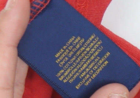 Ralph Lauren Boys Red T-Shirt 6 Years Casual Cotton