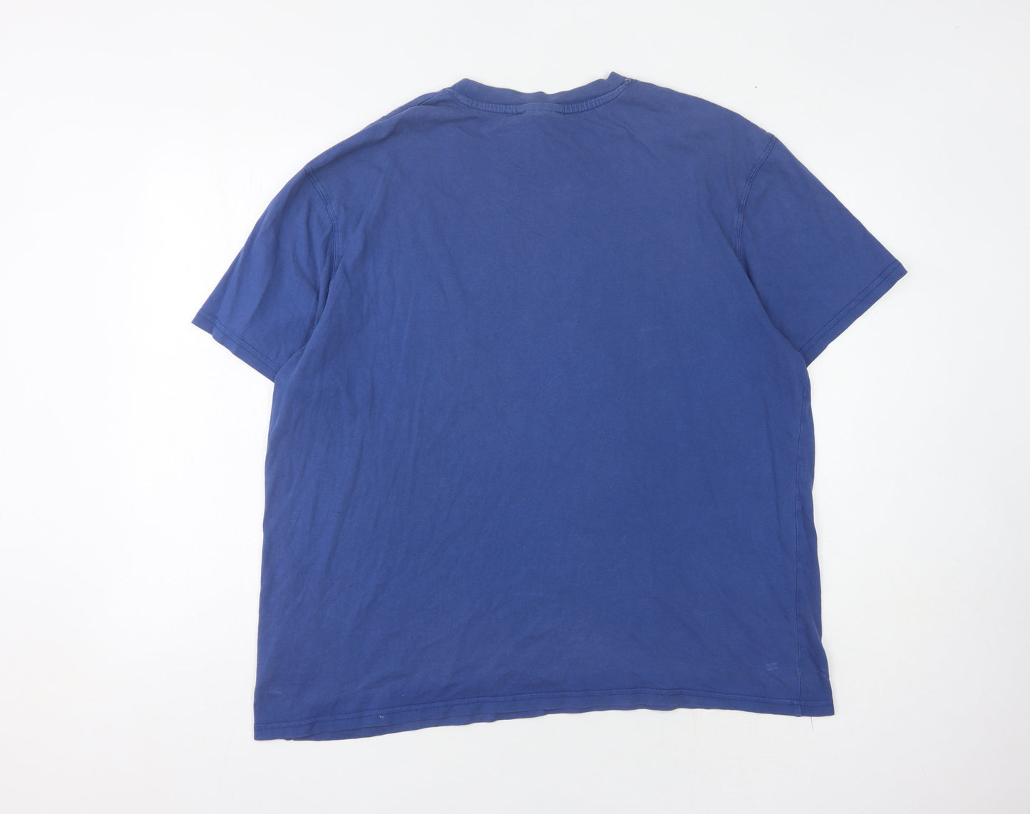 McKenzie Men's Blue Crew Neck 2XL T-Shirt Short Sleeve