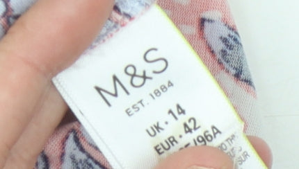 Marks and Spencer Women’s Floral T-Shirt - Size 14
