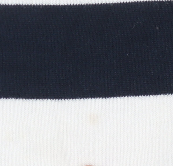 Tommy Hilfiger Women's Black Striped Jumper L
