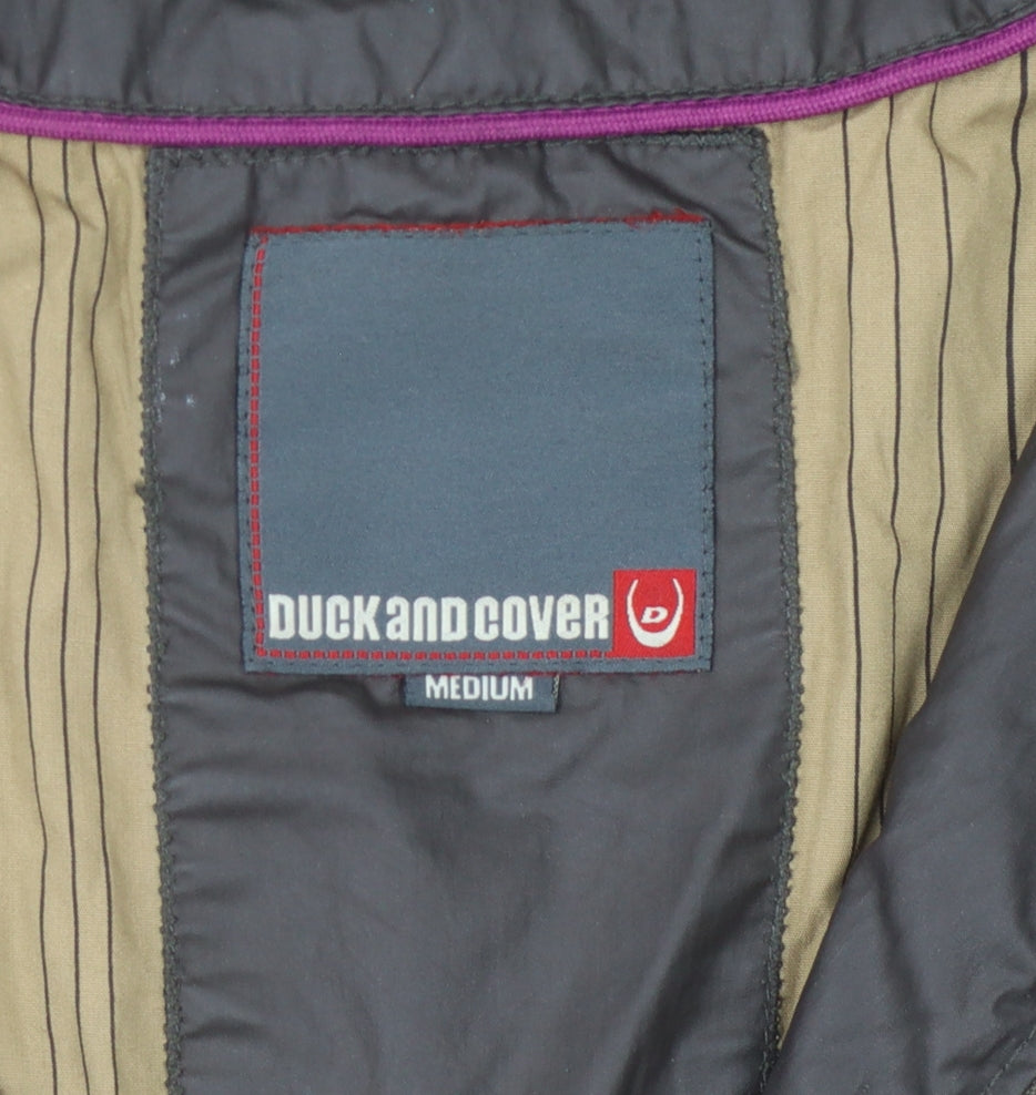 Duck and Cover Unisex Brown Parka Jacket Size M