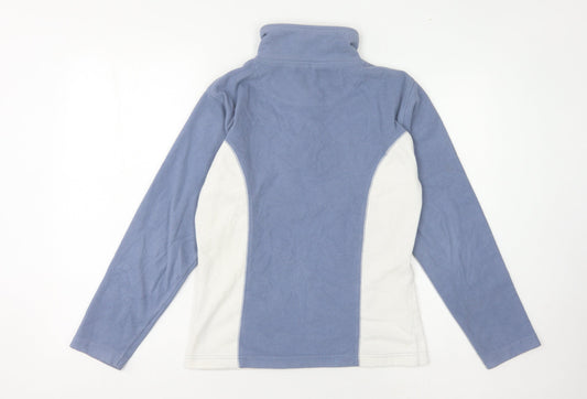 Trespass Women's Blue Small 1/2 Zip Fleece Pullover