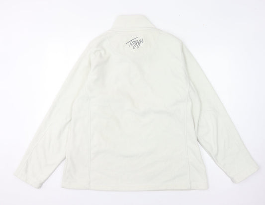 Toggi Women's White Henley Sweatshirt Size 18