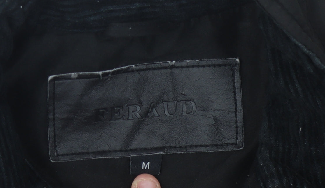 Feraud Men's Black Quilted Jacket M Casual