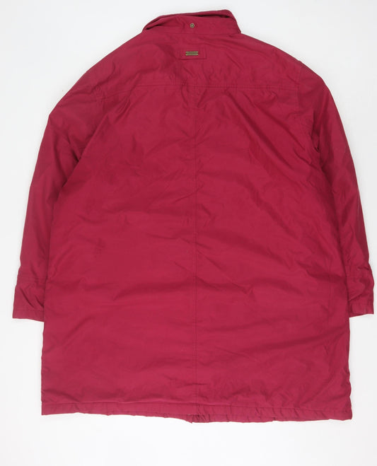 Jack Murphy Women's Plus Red Long Coat Size 24