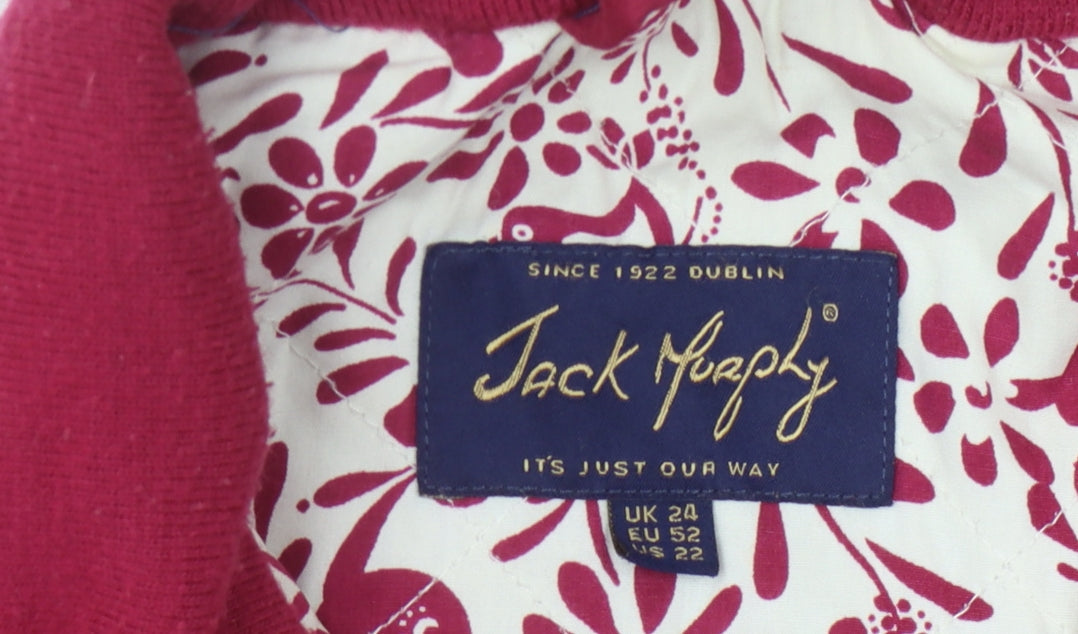 Jack Murphy Women's Plus Red Long Coat Size 24