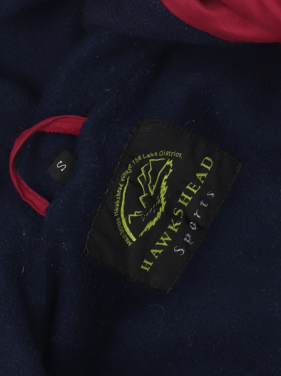 Hawkshead Women's Red Hooded Puffer Jacket Size S