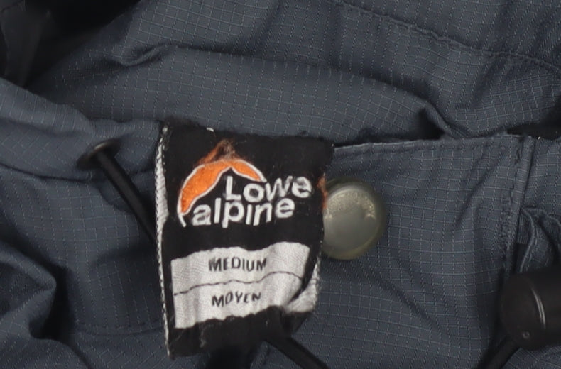 Lowe Alpine Men's Blue M Anorak Jacket Hoodie