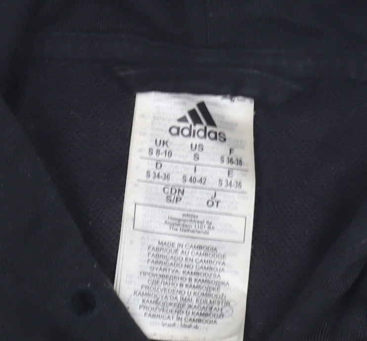 Adidas Women's Black Full Zip Hoodie - S