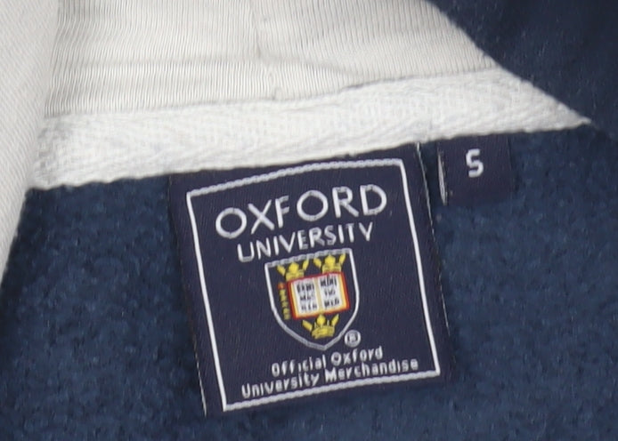 Oxford University Men's Blue S Pullover Hoodie
