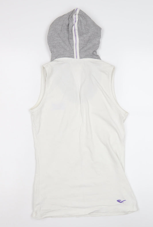 Everlast Women's Grey Sleeveless Hoodie Size 10