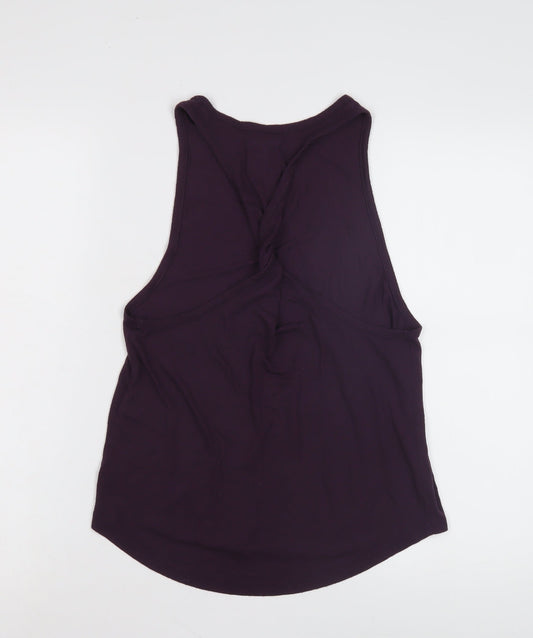 Superdry Women's Purple Tank Top UK10 Activewear
