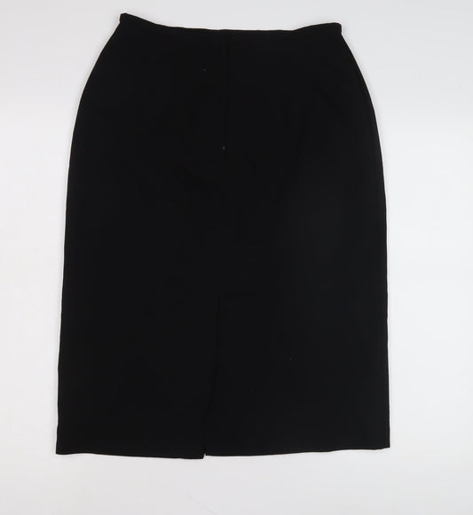Kass Women's Black Midi Pencil Skirt - Size 14