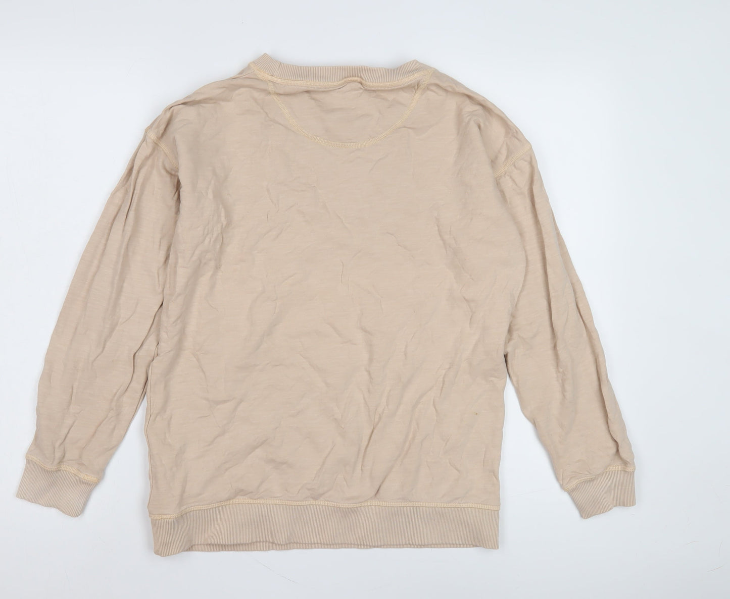 FatFace Women's Beige Pullover Sweatshirt, Size S