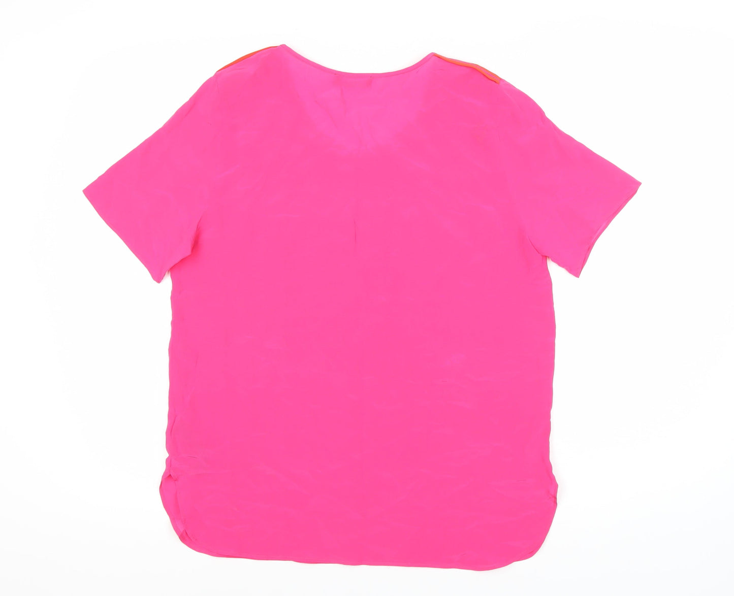 Paul Smith Women's Pink Silk T-Shirt, Size 14