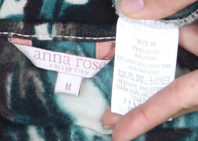 Close-up detail of Anna Rose Women's Multicoloured Top - M