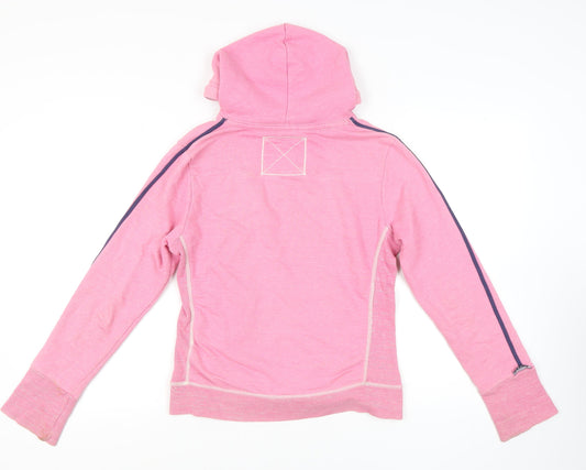 Superdry Women’s Pink Hoodie, Size L, Casual Pullover