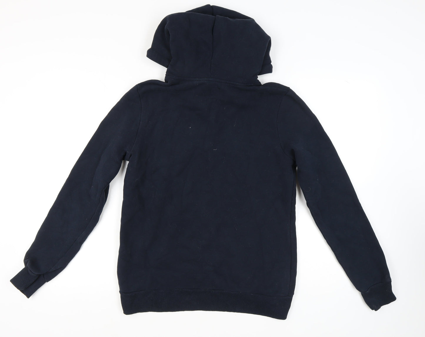 Superdry Women's Navy Hoodie, Size 12, Rhinestone Detail
