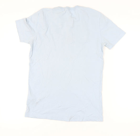 Calvin Klein Jeans Men's Blue Medium Logo T-Shirt