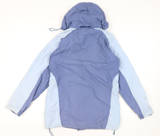 Peter Storm Women's Blue Rain Jacket Size 12 Waterproof