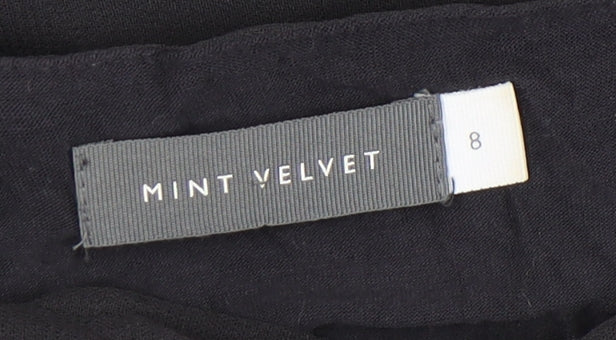 Mint Velvet Women Black Sleeveless Top Size 8