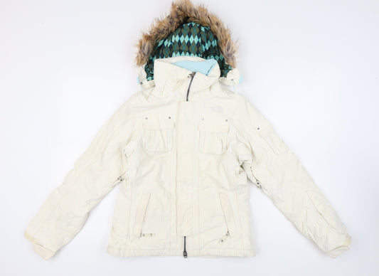 The North Face Women's White Ski Jacket XS