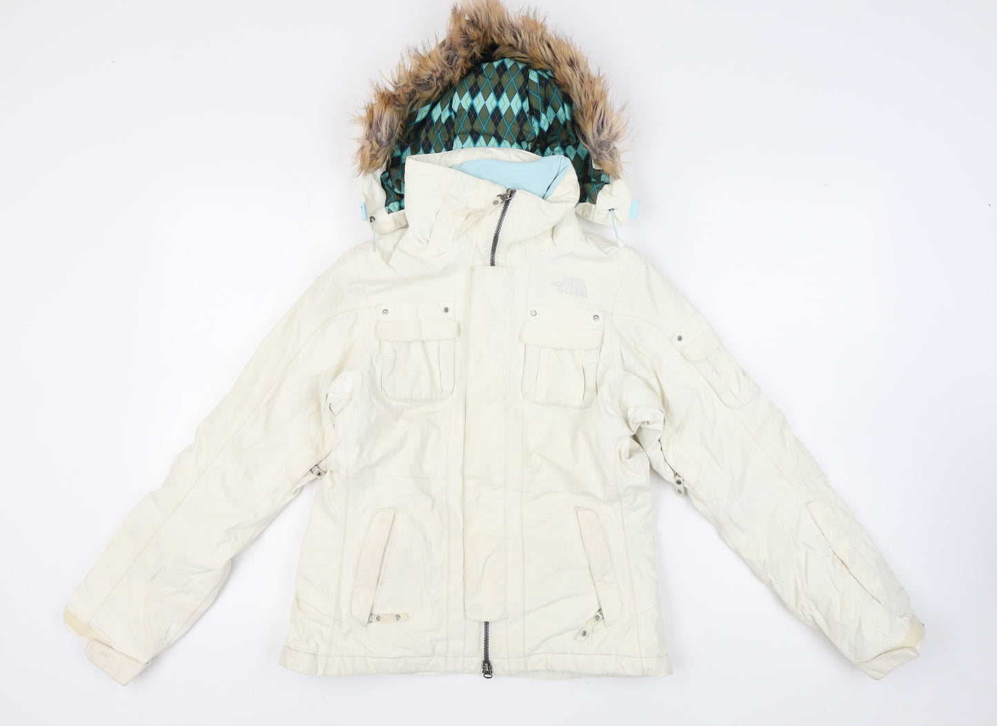 The North Face Women's White Ski Jacket XS