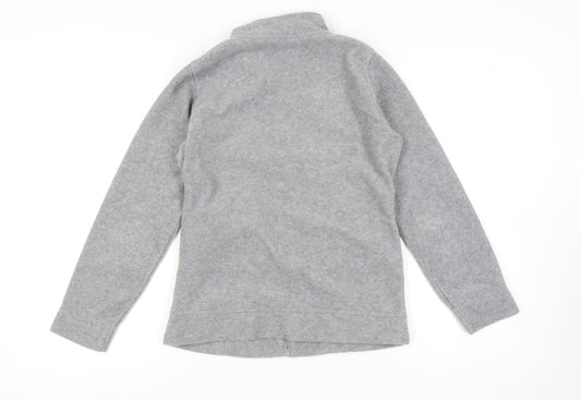 ISLE Women's Grey Fleece Zip Jacket - Size S