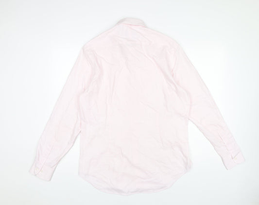 Moss 1851 Men's Pink Formal Dress Shirt Size 16