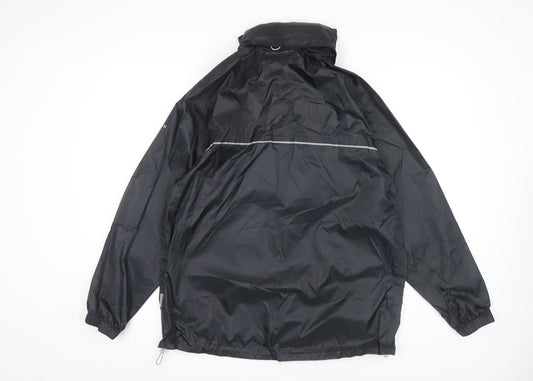 Trespass Men's Black Rain Jacket S Waterproof