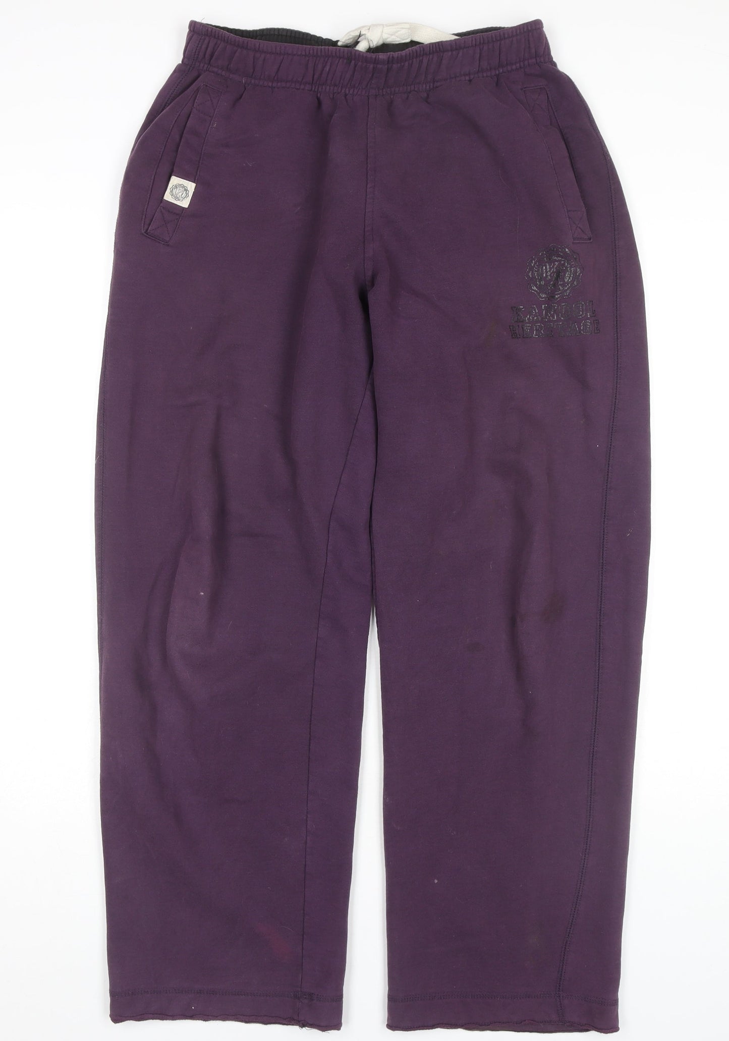 Kangol Men's Purple Sweatpants, Size M, Casual Wear