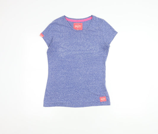 Superdry Women's Blue Vintage T-Shirt, Medium, Casual Fit