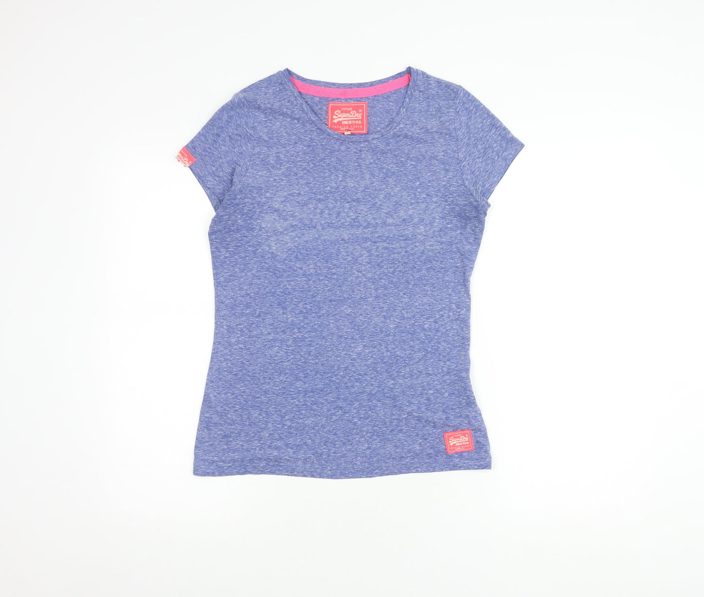 Superdry Women's Blue Vintage T-Shirt, Medium, Casual Fit