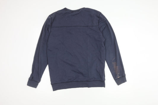 FatFace Men's Blue Pullover Sweatshirt, Medium