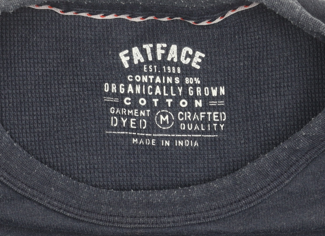 FatFace Men's Blue Pullover Sweatshirt, Medium