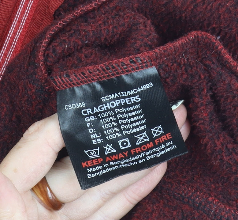 Craghoppers Men's XL Red Full Zip Jacket