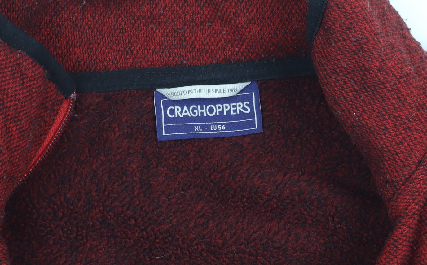 Craghoppers Men's XL Red Full Zip Jacket