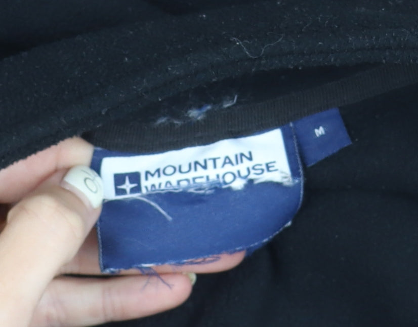 Mountain Warehouse Men's Black Fleece Jacket, M