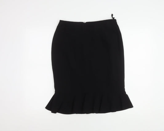 Marks and Spencer Women's Black Trumpet Skirt Size 12
