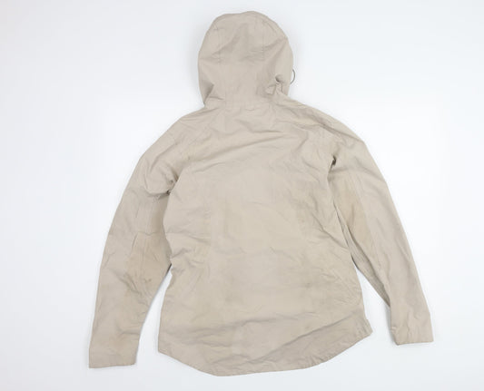 Mountain Warehouse Women's Beige Waterproof Rain Coat Size 10