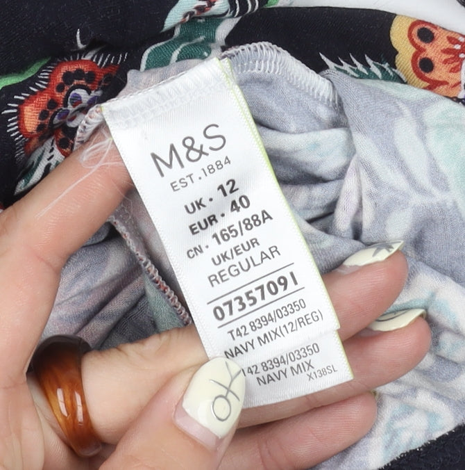 Marks and Spencer Women's Floral Long Sleeve Dress