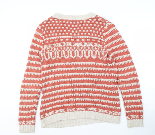 Fat Face Women's Red Pullover Jumper, Size L