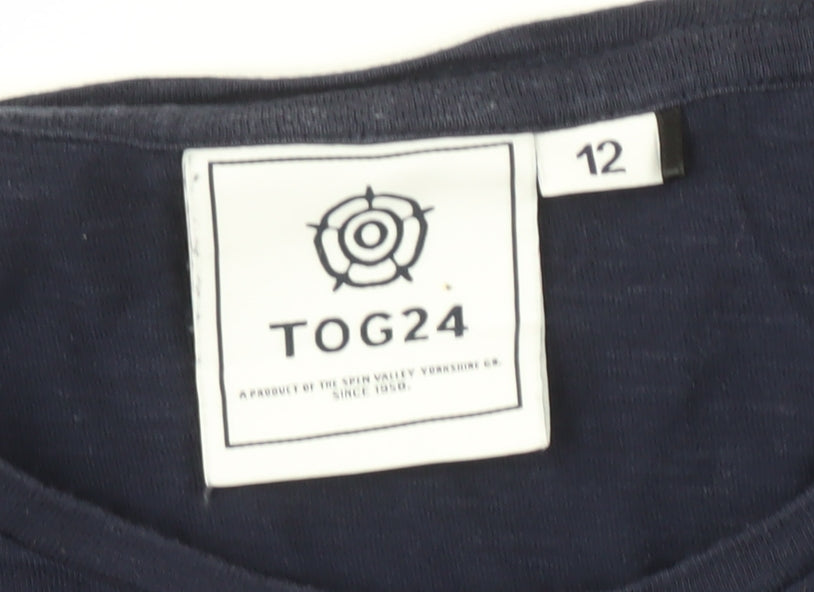 TOG24 Women's Blue Long Sleeve T-Shirt Size 12