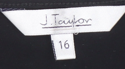 J.Taylor Women's Black Camisole Tank Top Size 16